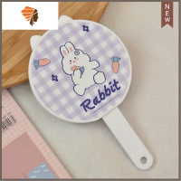 创意小镜子梳子一体少女心化妆镜便携随身宿舍可爱手持网红梳妆镜 三维工匠美妆镜