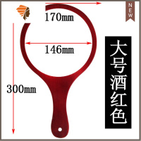 美容院私人订制镜子手柄镜纹绣镜手持化妆镜美容镜子手拿定制logo 三维工匠美妆镜