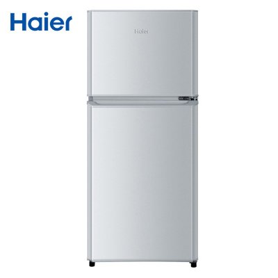 Haier/海尔 家用小冰箱租房118升小型双门冰箱宿舍家用直冷节能冷藏冷冻电冰箱BCD-118TMPA