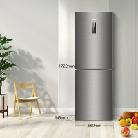 [咨询客服查库存]海尔(Haier)BCD-272WDPD两门冰箱双变频风冷无霜小型家用双门冰箱大容量