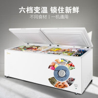[99必抢]美的(Midea)719升商用卧式冷柜冷藏冷冻柜节能省电大冰柜BD/BC-719DKM(E)