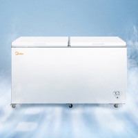 美的(Midea) 521升大容积卧式单温大冰柜囤货好帮手 冷藏冷冻转换冷柜减霜系统BD/BC-521DKM(E)