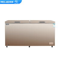 美菱(MELING)BC/BD-528DTE 528升卧式电脑控温冰柜一室 单温冷冻冷藏转换大冷柜雪柜