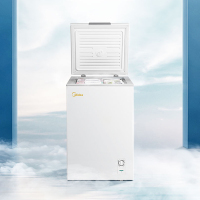美的(Midea)100升家用小冰柜 冷冻转换 一级能效冷柜 顶开门 节能安静 BD/BC-100KMD(E)