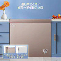 海信(Hisense)203升BD/BC-203NUD减霜冰柜家用商用小型冷柜 冷藏冷冻转换囤货母婴 一级能效卧式冰箱