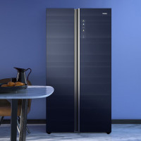 [24h速递]海尔(Haier)BCD-602WGHSS10B1U1双开门冰箱保鲜大容量干湿分储冷冻恒温智能一级节能变频
