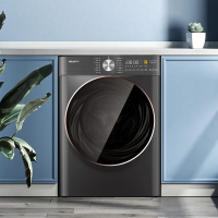 美菱(MELING) 滚筒洗衣机 MG100-14598DLX 10公斤 巴氏除菌DD直驱超薄