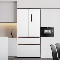 松下(Panasonic)冰箱573升大海豚法式多门超薄嵌入双系统循环一级能效NR-EW57TMA-W