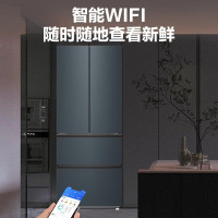 海尔(Haier)BCD-411WLHFD7DC9U1 母婴三档变温 黑金净化 一级双变频 超薄嵌入