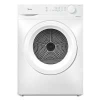 美的10公斤热泵烘干机 干衣机家用 除螨除潮 多重毛屑过滤 紫外线除菌 MH100V11F