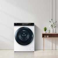 海尔(Haier) 洗衣机 EG100MATE7WU1 10KG容量水洗除菌螨直驱变频 智能投放 15分钟速洗 摇篮柔洗