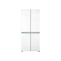 咨询查库存 海尔475升十字对开门冰箱 594mm专业超薄零嵌 全空间保鲜 BCD-475WGHTD1BGZU1