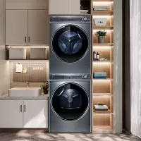 海尔 (Haier)XQG100-BD14376LU1+EHGS100176XS精华洗滚筒洗衣机+双擎热泵烘干机