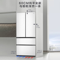 海信(Hisense)BCD-518WTDGVBPIV1冰岩白 璀璨518真空魔方零嵌入式冰箱四开门零嵌一级能效风冷无霜