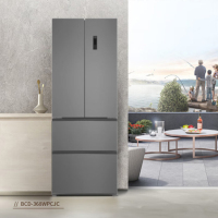 美菱(MELING)BCD-368WPCJC 智能无霜变频法式冰箱 368升一级能效精准控温