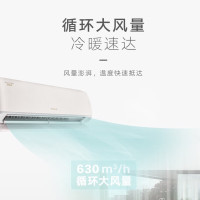 格力KFR-35GW/(35519)FNhBc-B1 1.5匹时光绘新一级变频冷暖自清洁卧室壁挂式空调挂机WIFI智控