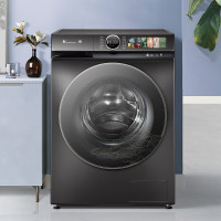 小天鹅TG100-SC58全自动10公斤滚筒洗衣机水魔方超智能投放 TG100-SC58洗脱一体