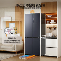 [元旦秒抢]海信 BCD-436WMK1PUQ 436L小魔方超薄零嵌入式冰箱四开门十字门一级能效无霜