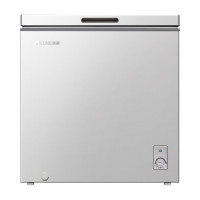 美菱(MeiLing)BC/BD-142DTXNP亚光银家用小型减霜顶开卧式超薄冷藏冷冻一级能效断电保温母婴迷你小冰箱