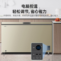 美菱(MELNG) BC/BD-406DTENP炫金 大容量冷藏冷冻两用顶开门-大容量一级节能