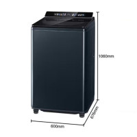 [元旦秒抢]松下XQB120-U16F 12公斤全自动波轮洗衣机离心力洗 水氧泡沫净 光动银除菌 悬浮全景智彩屏