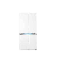 美的(Midea)603白色纯平全嵌十字对开四开门双系统除菌净味一级无霜家用电冰箱BCD-603WUSPZM(E)