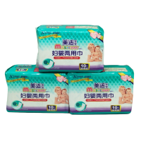 美适妇婴两用巾 妇婴两用巾产后孕妇经期量大适用加长卫生巾 3包共30片M码U34