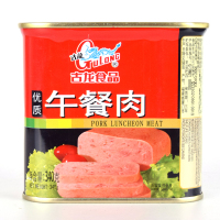 古龙午餐肉340g 午餐肉/罐装 常温保存 方便速食罐头肉类罐头 火锅配菜 手抓饼配菜