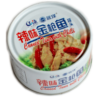 辽渔远洋 拌饭下酒菜 辣味金枪鱼罐头185g 寿司披萨食材