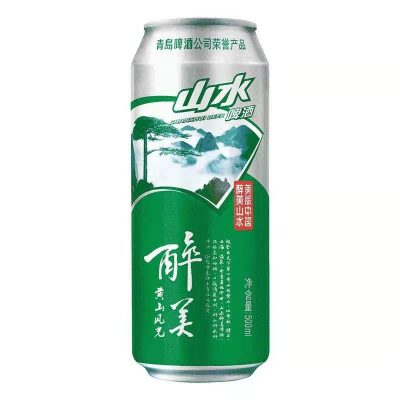 青岛啤酒醉美山水听装500ml*6