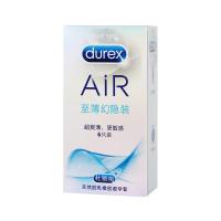 杜蕾斯(Durex) 避孕套 AiR隐薄空气套6只装 超薄款安全套套 男用成人情趣计生用品byt