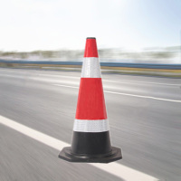 涡润 GY-0009 70cmPVC路锥反光锥路障锥雪糕筒锥形桶警示柱