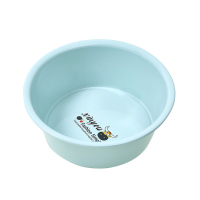 涡润 GY0216 塑料水盆加厚清洗盆圆形洗脸盆小号蓝色
