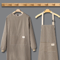 涡润 GY-0262 围裙家用厨房家里家外防水防油反穿衣罩衣