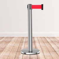 涡润 GY-0270 隔离带伸缩带一米线栏杆警戒线抽拉式围栏