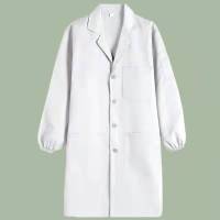 涡润 GY-0273 白大褂男长袖化学实验服隔离衣短袖工作服
