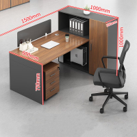 鑫华信 XHX-0861 办公家具职员办公桌组合财务电脑桌员工位单人位
