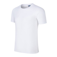 涡润 GRY-0294 天竹棉圆领t恤刺绣印logo文化衫广告衫企业工作服圆领短袖