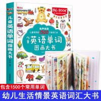 儿童英语单词图画大书 有声英语绘本 幼儿英语启蒙3-6-12岁英文宝宝早教启蒙 华阳文化书籍 B