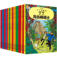 丁丁历险记全套22册漫画书月球探险神秘的流星七个水晶球埃尔热小学生一二三年级课外书非注音*读绘本6-8岁幼儿读物连环画故