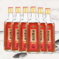 六瓶 手工酿造冬酿花雕干型清爽黄酒