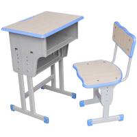 皖彤JH-KZ001单人钢木课桌椅