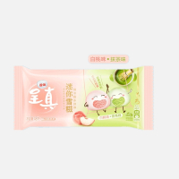 呈真迷你雪糍白桃味*抹茶味冰淇淋48g