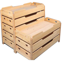 幼儿园002实木午睡床YEWSC002