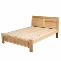 松景1.2米实木床001规格1200*2000mm