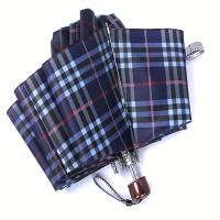 天堂300T十片格三折伞