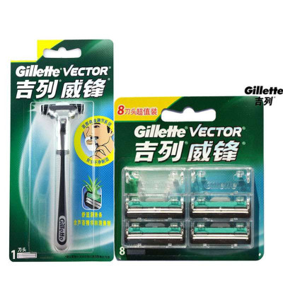 吉列(GILLETTE)威锋手动剃须刀 刮胡刀含1刀架1刀头