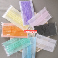 鸣宇独立包装一次性口罩男女一层二层无纺布口罩夏季薄款防晒透气