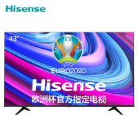 海信(Hisense)电视 43英寸 4KHDR超高清 悬浮全面屏 超薄机身智能语音智能电视机43E3F
