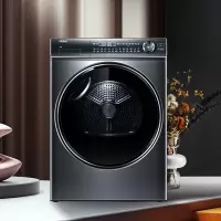 海尔(Haier)10公斤 大容量 旗舰款 干衣机 烘干机 双擎热泵 杀菌护健康 衣干即停 HGY100-F376U1